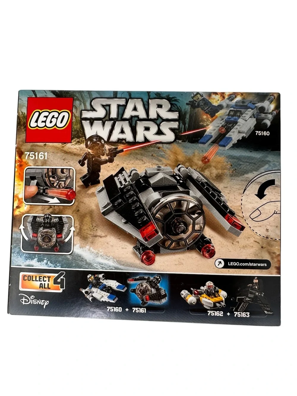 LEGO Star Wars Microfighters Series 4 TIE Striker 75161 w/ Pilot NEW & SEALED
